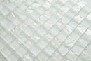 Crystal Aqua Soho White 1x1 Glass Mosaic Tile