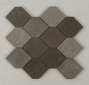 Foussana Grey Stretch Hexagon Limestone Mosaic Tile - stoneandtiledepot.com