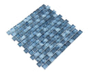 Crystal Aqua Stromboli Garden Blue Glass Mosaic Tile