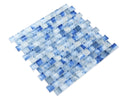 Crystal Aqua Stromboli Petra Blue Glass Mosaic Tile