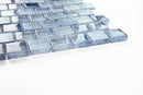 Crystal Aqua Stromboli Pronto Blue Glass Mosaic Tile