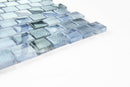 Crystal Aqua Stromboli Sky Blue Glass Mosaic Tile
