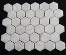 White Carrara Marble 2x2 Hexagon Polished Mosaic Tile