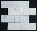 White Carrara Marble 3x6 Polished Tile