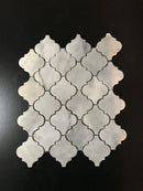 White Carrara Marble Lantern Polished Mosaic Tile