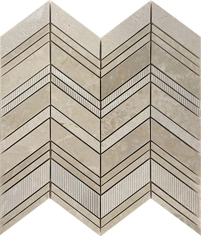 Bali Balian Crema Crema Marfil Mosaic Tile.