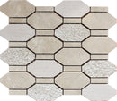 Bali Pacific Rim Crema Crema Marfil Mosaic Tile.
