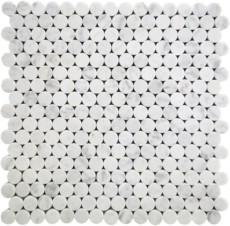 Dc Metro Logan Circle Bianco Carrara Mosaic Tile.