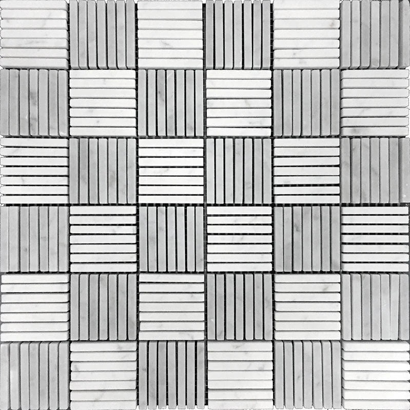 Dc Metro Potomac Bianco Carrara Mosaic Tile.