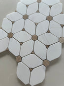 Premium White Dolomite honed mosaic tile for luxury residential and commercial interiors