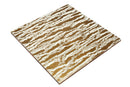 Dore Waves textured marble tile installed on a decorative feature wall