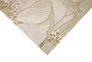 Close-up of Blossom Gold decorative tile showing engraved floral detailing
