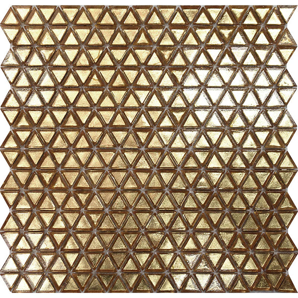 GOLD TRIANGLE Mosaic Tile - stoneandtiledepot.com