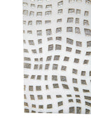 Golden Leather textured marble mosaic tile installed on a modern wall