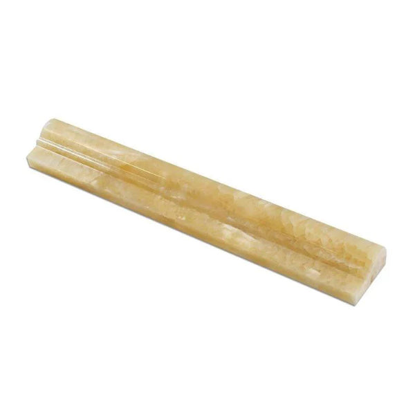 Honey Onyx 2x12 1 Step Chairrail Polished Molding.