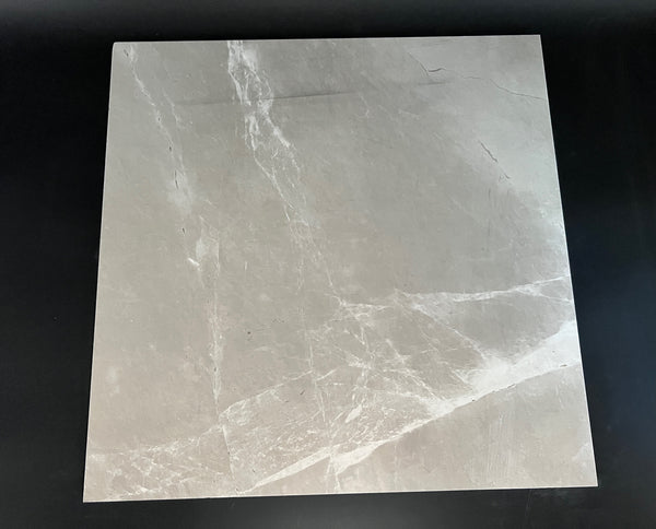 Giselle Grey Marble 18x18 Polished Tile - stoneandtiledepot.com