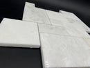 Bianco Mare Marble Mini Opus Pattern Honed Mosaic Tile - stoneandtiledepot.com
