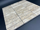 Cappuccino Marble 1x4 Polished Mosaic Tile - stoneandtiledepot.com