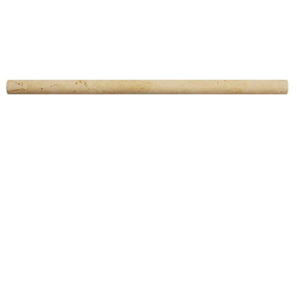 Ivory Travertine 1/2x12 Honed Pencil Liner.