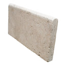 Ivory travertine 12x24-inch tumbled pool coping paver with 5 cm thickness, natural stone for pool edges and outdoor décor