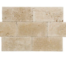 Ivory Travertine 6x12 Paver Tumbled.