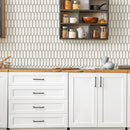 Ivy Ivory Picket Porcelain Mosaic Tile - Onlinetileshop.com