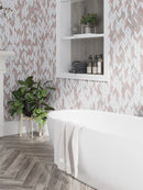 LOFOTEN Thassos, Norway Rose Mosaic Tile - stoneandtiledepot.com