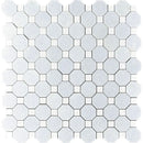 Mykonos Delos Blue Celeste/thassos Mosaic Tile.