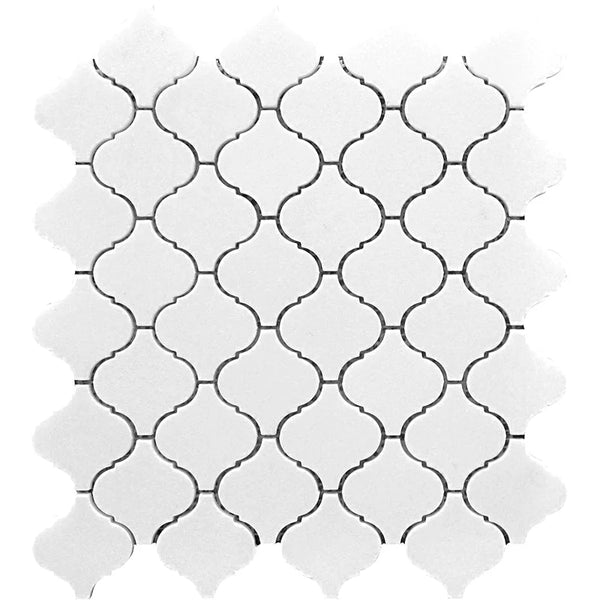 MYKONOS FTELIA Thassos Polished Mosaic Tile.