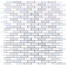 Mykonos Panagia Thassos/carrara/blue Celeste Mosaic Tile.