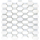 Mykonos Samos Thassos/blue Celeste Mosaic Tile.