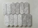 Premium natural Tundra honed marble mosaic tile for contemporary interior applications