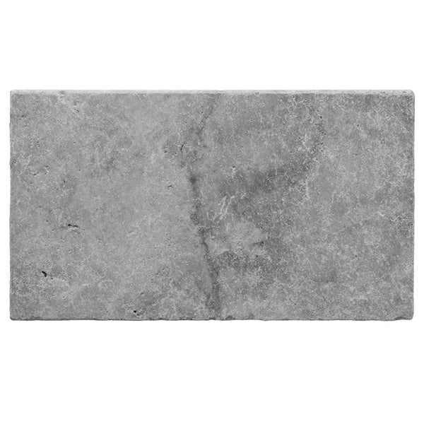 Silver Travertine 12x24 5cm Tumbled Pool Coping.