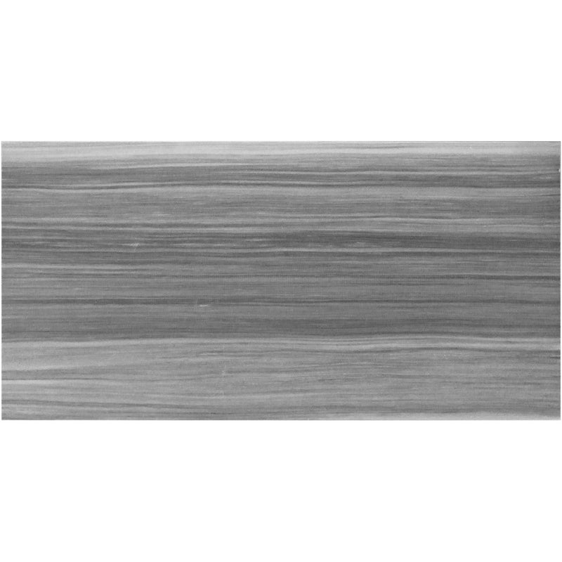 Bardiglio Scuro Marble 12x24 Polished Tile.