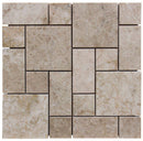 Cappuccino Marble Mini Pattern Polished Mosaic Tile - Onlinetileshop.com