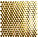 GOLD STARDUST PENNY ROUND MOSAIC TILE - Onlinetileshop.com