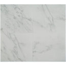 Asian Statuary (Oriental White) Marble 12x12 Polished Tile.