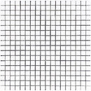Thassos White Marble 1x1 Honed Mosaic Tile.