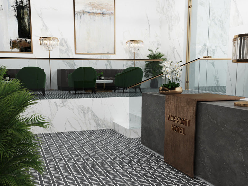 BURANO Terrazzo, Dolomite Mix Mosaic Tile - stoneandtiledepot.com