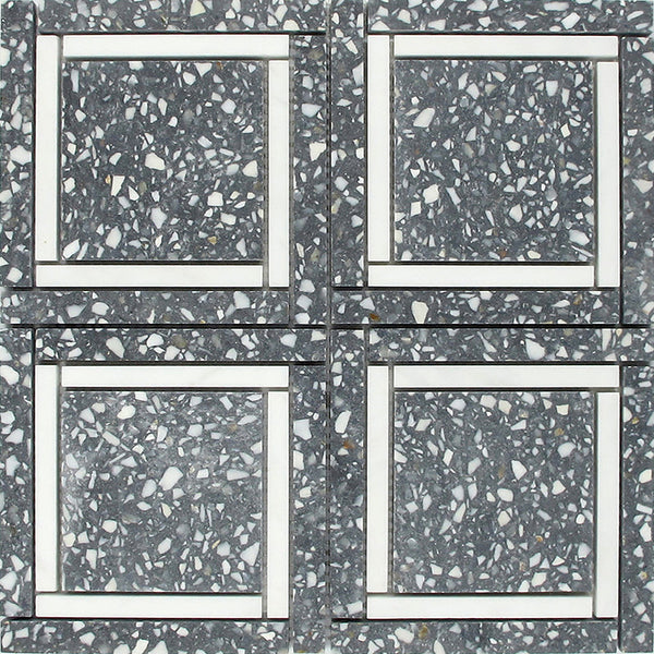 SAN MARCO Terrazzo, Dolomite Mix Mosaic Tile - stoneandtiledepot.com