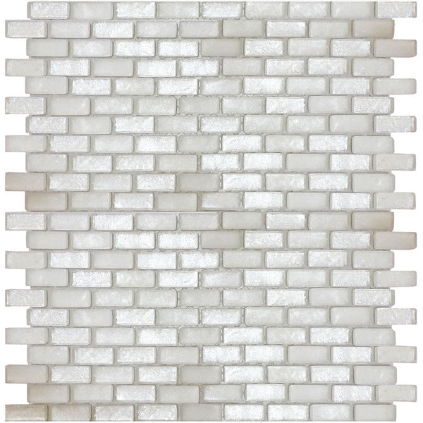 ALASKA GLACIER BRICK glass Mosaic Tile.