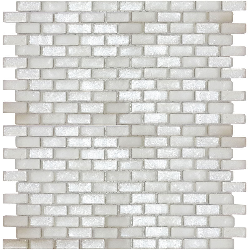 ALASKA GLACIER BRICK glass Mosaic Tile.