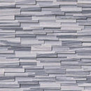 Alaska Gray 6x24 3D Stacked Stone Ledger Panel.
