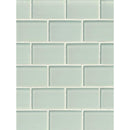 Arctic Ice 3x6 Subway Glass Mosaic Tile.