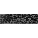 ARTISTIC ETCHED ALLIGATOR BLACK Eastern Black Mosaic Tile.