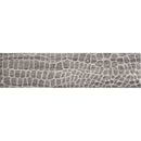 ARTISTIC ETCHED ALLIGATOR WOODEN GRAY Wooden Gray Mosaic Tile.
