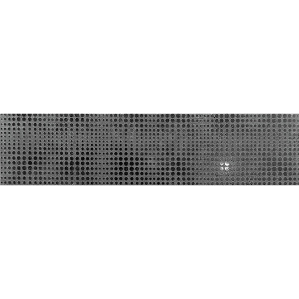 Artistic Etched Dots Black Eastern Black Mosaic Tile.