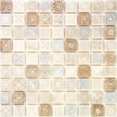 ARTISTIC LEGEND 3 stone Mosaic Tile.