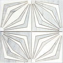 ARTISTIC OTANNATO WHITE DOLOMITE/ ICE GREY Surface: HONED Mosaic Tile.