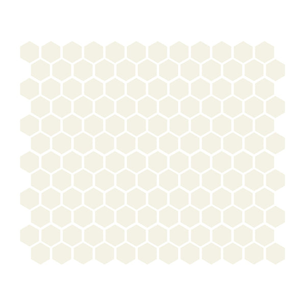 Biscuit 1″ Hexagon Glossy